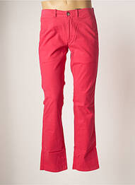 Pantalon chino poches taille normale rose EDEN PARK homme