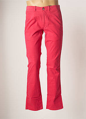 Pantalon chino poches taille normale rose EDEN PARK homme