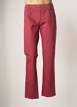 Pantalon chino rouge IZAC pour homme
