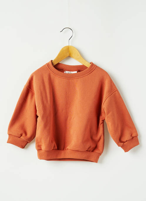 Sweat-shirt orange UPÉ pour enfant