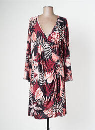 Robe mi-longue manches longues manches longues noir SPG WOMAN femme
