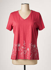 T-shirt rouge M.X.O pour femme seconde vue