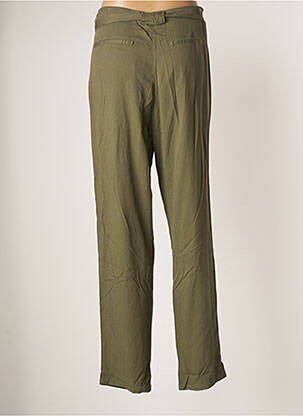 Pantalon droit coupe carotte taille haute vert SMASH WEAR femme