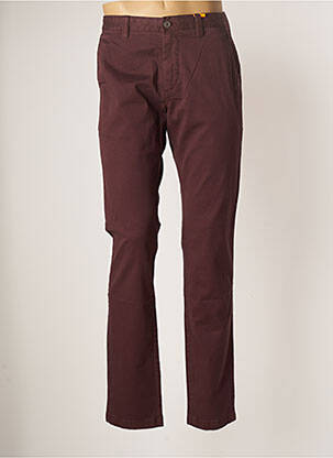 Pantalon chino rouge TIBET pour homme