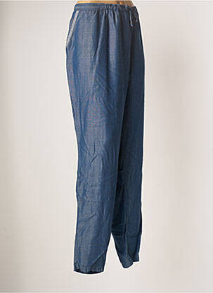 Pantalon droit bleu ZELI pour femme