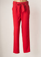 Pantalon droit rouge SMASH WEAR pour femme seconde vue