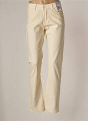 Pantalon slim beige QUATRE VINGT JOURS pour femme seconde vue