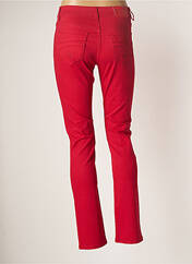 Pantalon slim rouge QUATRE VINGT JOURS pour femme seconde vue