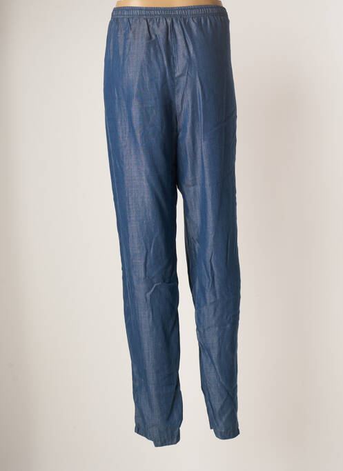 Pantalon droit bleu ZELI pour femme