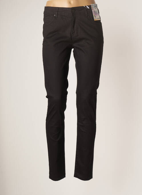 Pantalon slim noir QUATRE VINGT JOURS pour femme