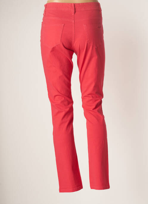 Pantalon slim rouge QUATRE VINGT JOURS pour femme