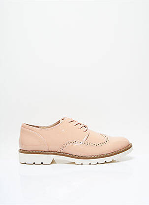 Derbies bout rond talon plat jusqu'à 3cm rose I LOVE SHOES femme