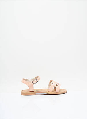Sandales/nu pieds tissage vernis chiquet rose I LOVE SHOES fille