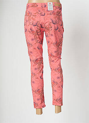 Pantalon 7/8 stretch taille basse rose LEE COOPER femme