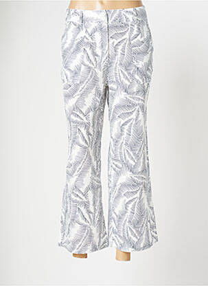 Pantalon 7/8 coupe chino taille normale blanc MOLLY BRACKEN femme