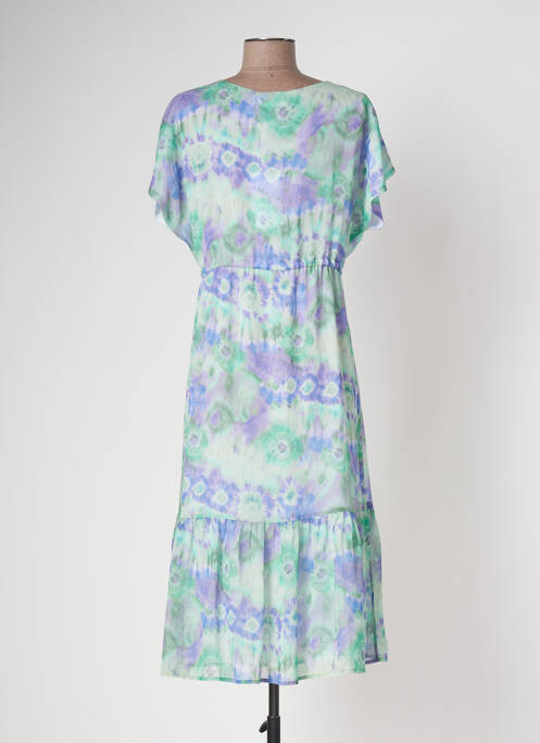 Robe mi-longue vert LES P'TITES BOMBES pour femme