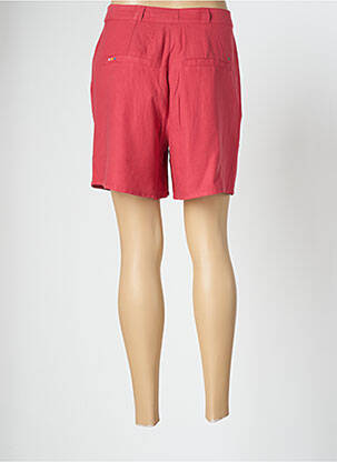 Bermuda tissage popeline taille normale rouge LEE COOPER femme