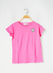 T-shirt rose MINI MOLLY pour fille seconde vue