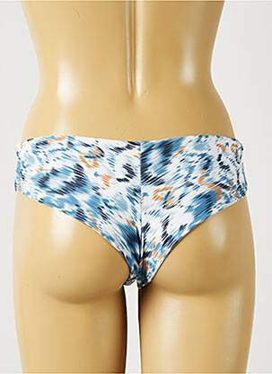 Bas de maillot de bain imprimé fantaisie culotte bleu MOLLY BRACKEN femme