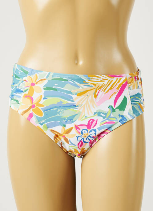 Bas de maillot de bain stretch culotte blanc MOLLY BRACKEN femme