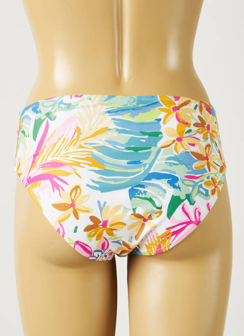 Bas de maillot de bain stretch culotte blanc MOLLY BRACKEN femme