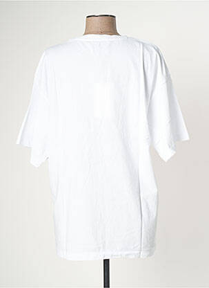 T-shirt sérigraphie manches courtes blanc MY ESSENTIAL WARDROBE femme