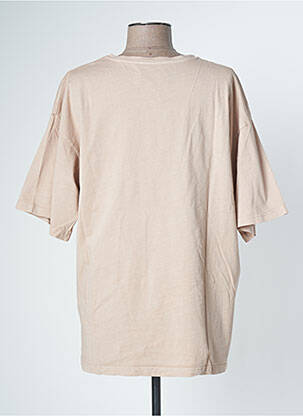 T-shirt sérigraphie manches courtes rose MY ESSENTIAL WARDROBE femme