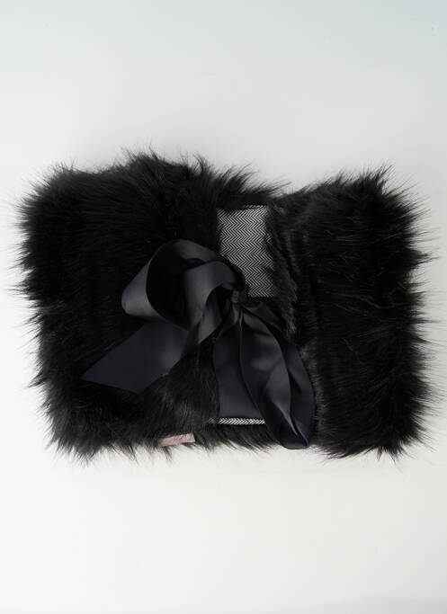 Col / Tour de cou noir ROSE VENIN pour femme