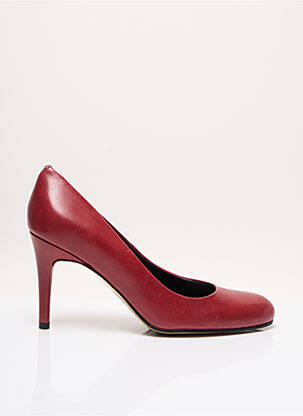 Escarpins tissage satiné talon de 7 à 9cm rose ELIZABETH STUART femme