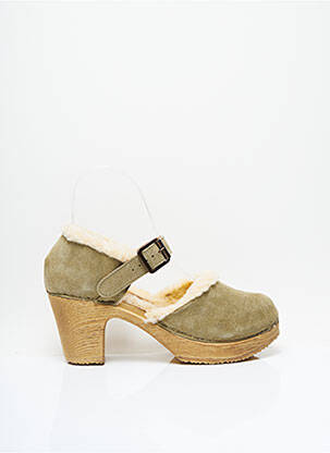 Sandales/Nu pieds vert BIO NATURA pour femme