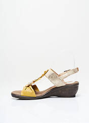 Sandales/Nu pieds jaune SWEET pour femme seconde vue