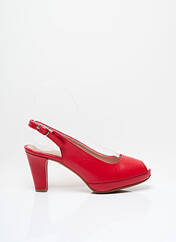 Sandales/Nu pieds rouge DORKING pour femme seconde vue