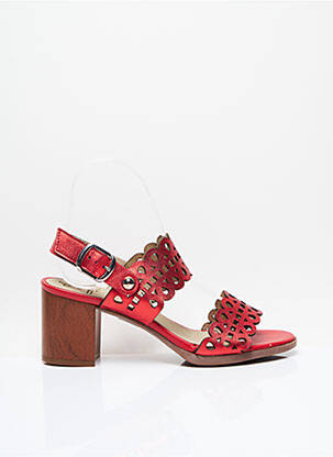 Sandales/Nu pieds rouge DORKING pour femme