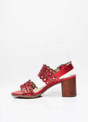 Sandales/Nu pieds rouge DORKING pour femme seconde vue