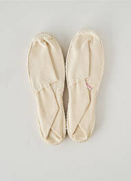 Espadrilles tissage toile talon plat jusqu'à 3cm beige PARE GABIA femme