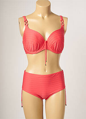 Maillot de bain 2 pièces stretch haut soutien-gorge moulé rose PRIMA DONNA femme