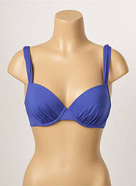 Haut de maillot de bain haut soutien-gorge moulé haut soutien-gorge moulé bleu TRIUMPH femme