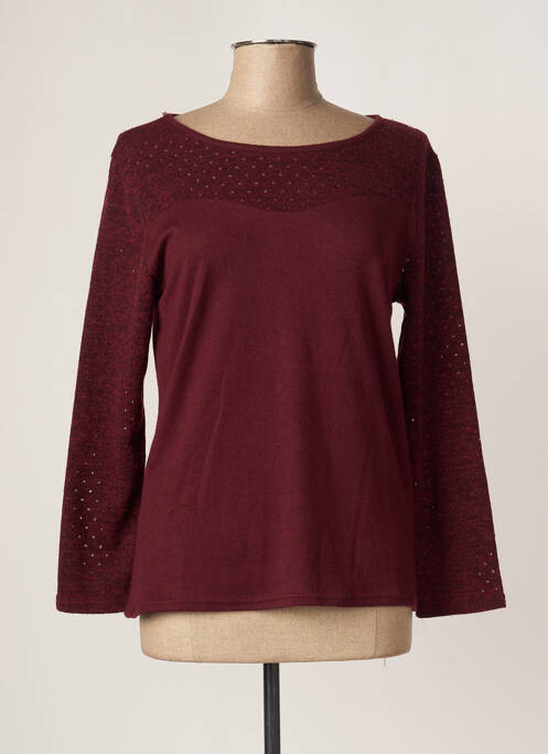 Pull rouge MIELO MODA pour femme