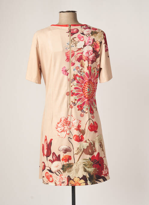 Robe courte beige 101 IDEES pour femme