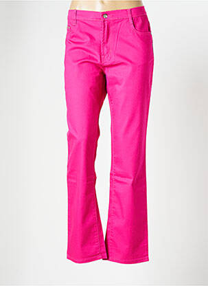 Pantalon droit rose SWALLOW pour femme