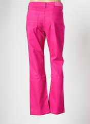 Pantalon droit rose SWALLOW pour femme seconde vue