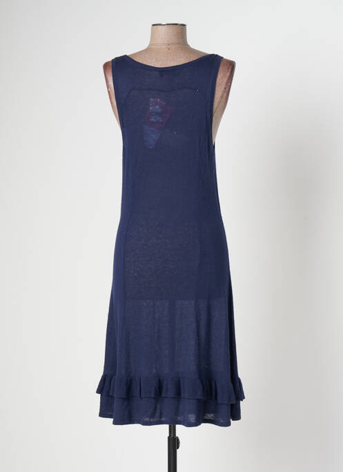 Robe mi-longue bleu ESTHEME pour femme