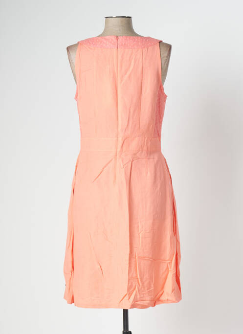 Robe mi-longue orange SALT & PEPPER pour femme
