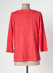 T-shirt rouge TERRE & MER pour femme seconde vue