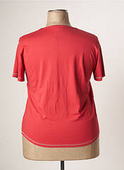 T-shirt rouge CLAUDE DE SAIVRE pour femme seconde vue