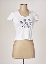 T-shirt blanc ARIZALI pour femme seconde vue