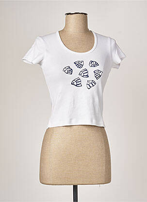 T-shirt blanc ARIZALI pour femme