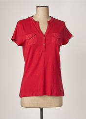 T-shirt rouge SABLE ET MER pour femme seconde vue