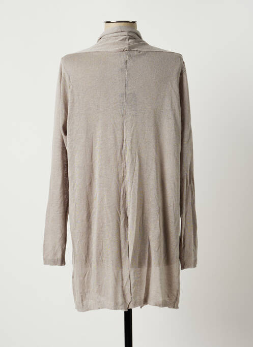 Gilet manches longues gris LE PHARE DE LA BALEINE pour femme