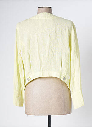 Veste casual coupe droite jaune ANIMALE femme